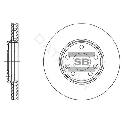 Тормозные диски Hi-Q SD3057
