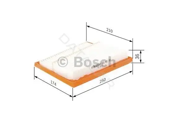 Воздушный фильтр BOSCH F026400388