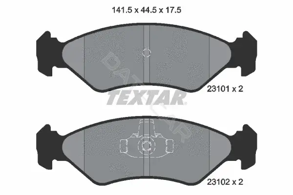 Тормозные колодки TEXTAR 2310101