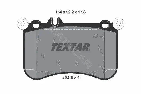 Тормозные колодки TEXTAR 2521901