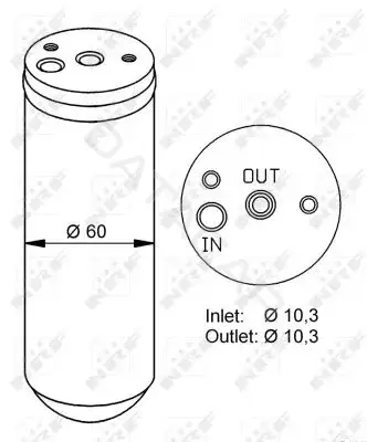 Осушитель кондиционера NRF 33293