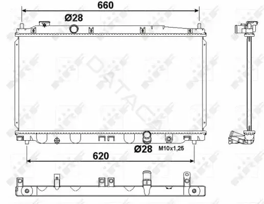 Радиатор охлаждения NRF 53194