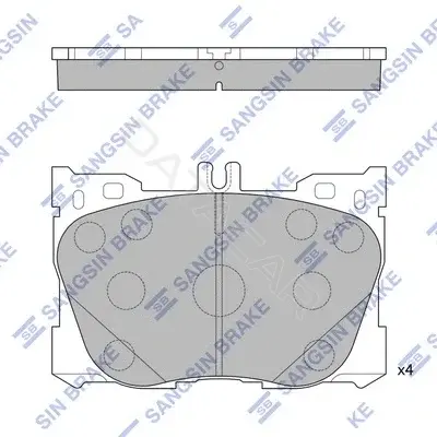 Тормозные колодки Hi-Q SP1871