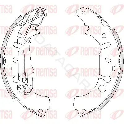 Барабанные колодки REMSA 4192.00