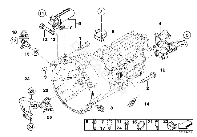 Болт подвески BMW 07129904681