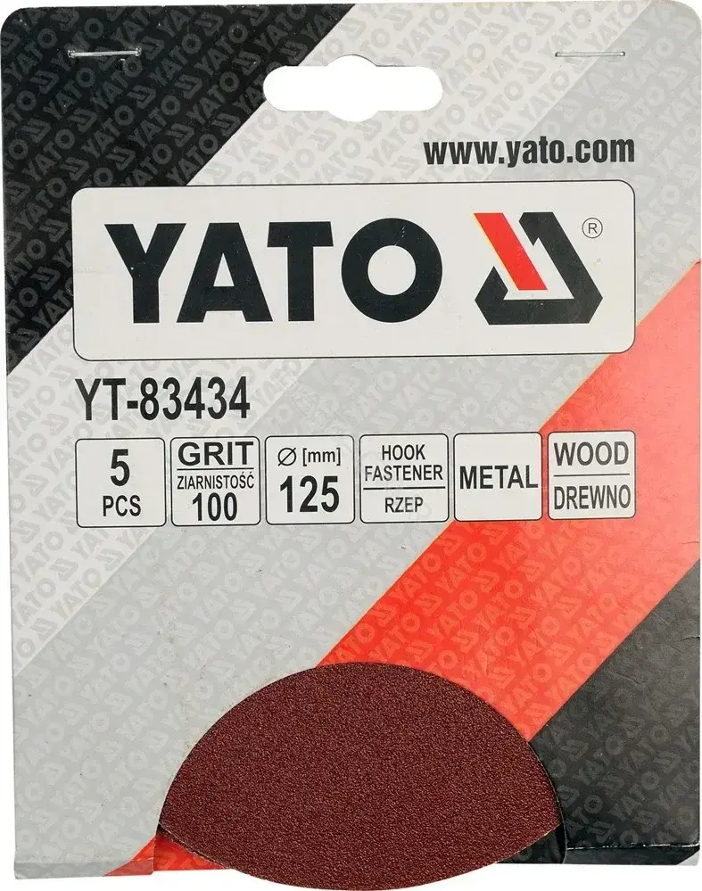 Круги шлифовальные YATO YT-83434