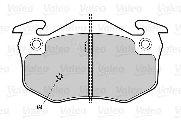 Тормозные колодки VALEO 301080