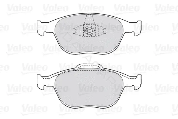 Тормозные колодки VALEO 301639