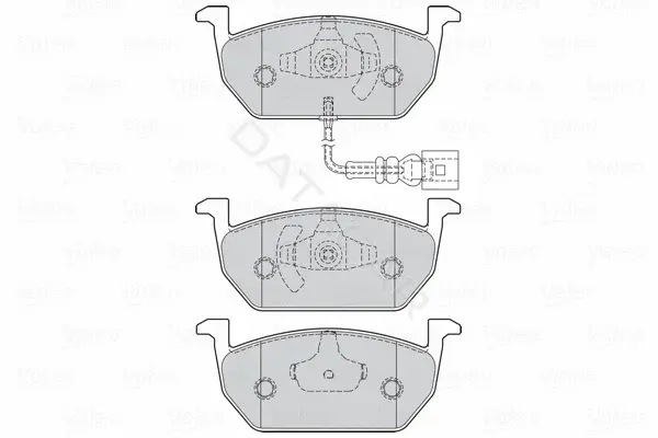 Тормозные колодки VALEO 302222