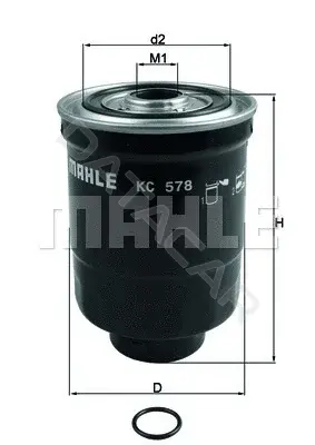 Топливный фильтр KNECHT/MAHLE KC578D