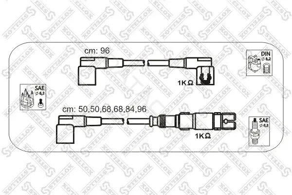 Высоковольтные провода STELLOX 10-38260-SX