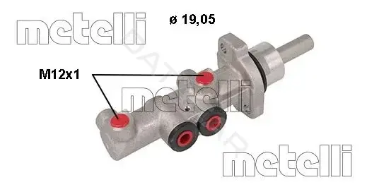 Главный тормозной цилиндр METELLI 05-1117