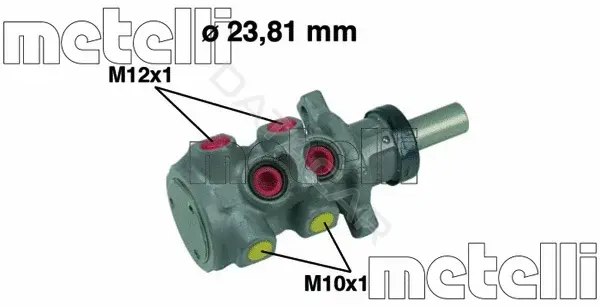 Главный тормозной цилиндр METELLI 05-0312