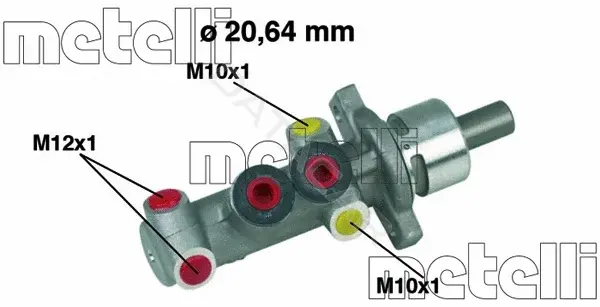 Главный тормозной цилиндр METELLI 05-0319