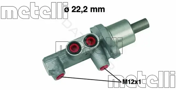 Главный тормозной цилиндр METELLI 05-0484