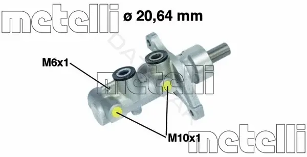 Главный тормозной цилиндр METELLI 05-0698