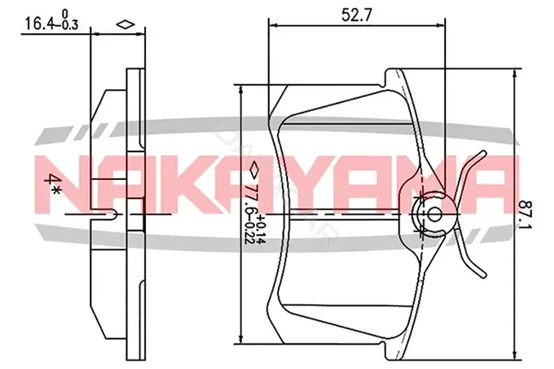 Тормозные колодки NAKAYAMA HP8518NY