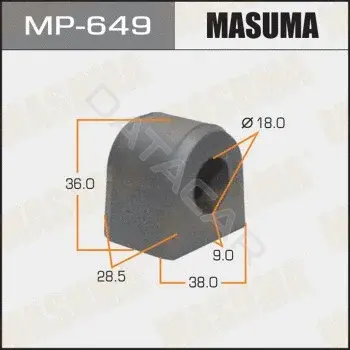 Втулки стабилизатора MASUMA MP-649