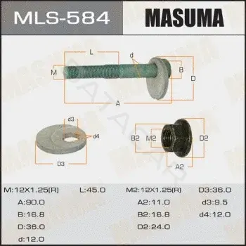 Болт подвески MASUMA MLS-584