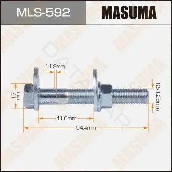 Болт подвески MASUMA MLS-592