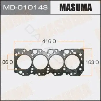 Прокладка ГБЦ MASUMA MD-01014S