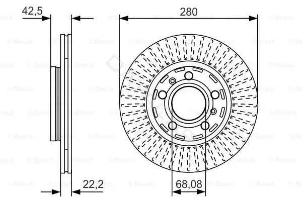Тормозные диски BOSCH 0986479C89