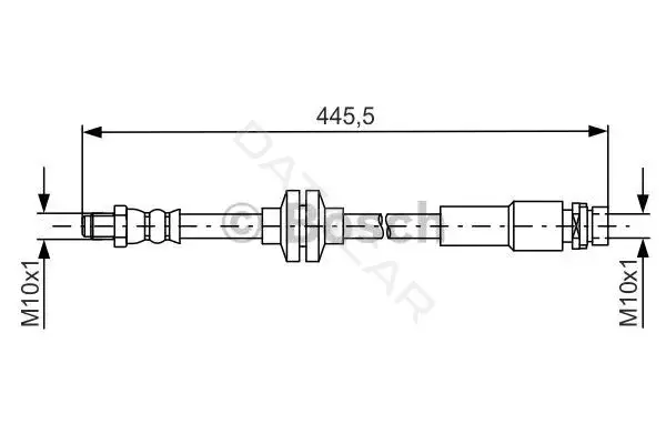 Тормозные шланги BOSCH 1987481668