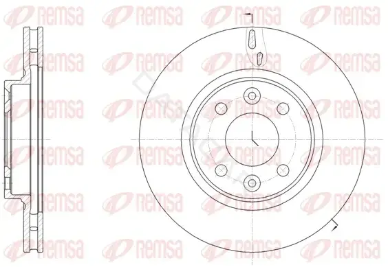 Тормозные диски REMSA 61535.10