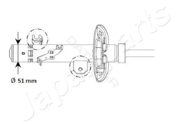 Амортизаторы JAPANPARTS MM-01130