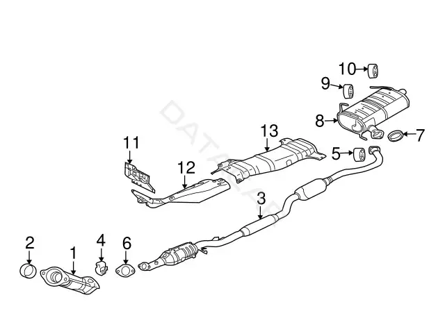 Крепление глушителя MITSUBISHI MR529673