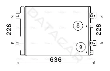 Радиатор кондиционера AVA RTA5467D