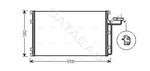 Радиатор кондиционера AVA VO5139