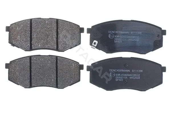 Тормозные колодки DENCKERMANN B111398