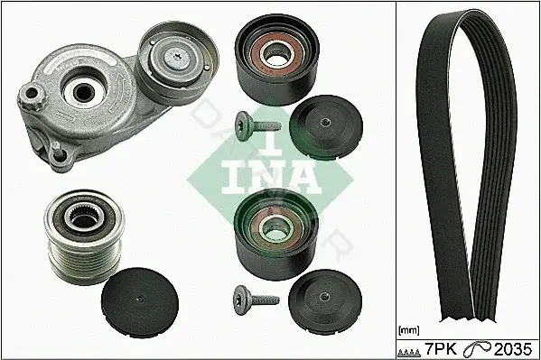 Комплект ручейкового ремня INA 529005020