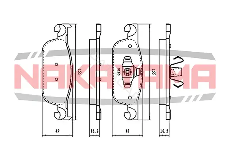 Тормозные колодки NAKAYAMA HP8769NY