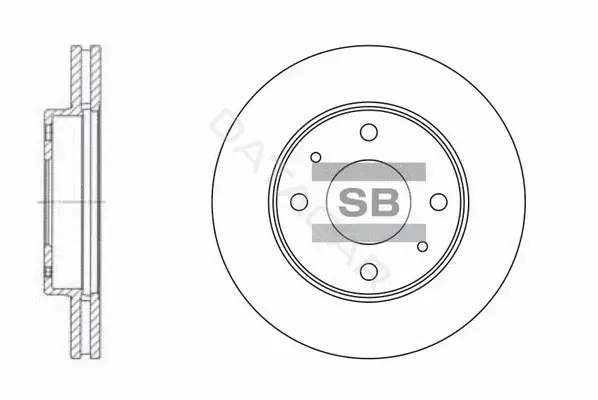Тормозные диски Hi-Q SD1043