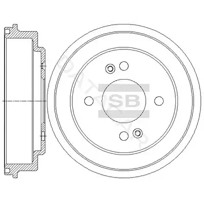 Тормозной барабан Hi-Q SD2048