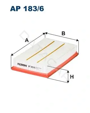 Воздушный фильтр FILTRON AP183/6
