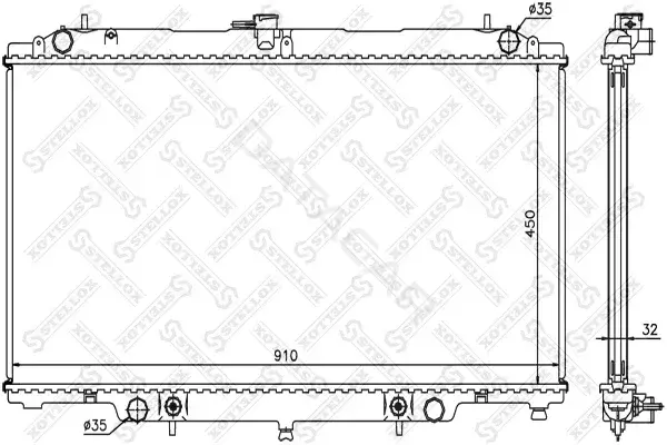 Радиатор охлаждения STELLOX 10-26582-SX