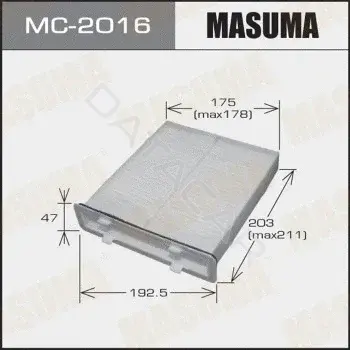 Фильтр салонный MASUMA MC-2016