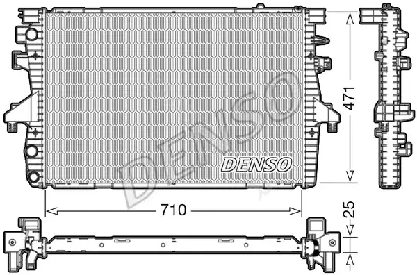 Радиатор охлаждения DENSO DRM32039