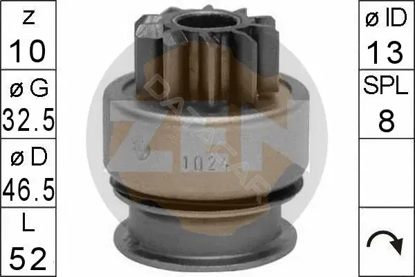Бендикс стартера ERA ZN1024