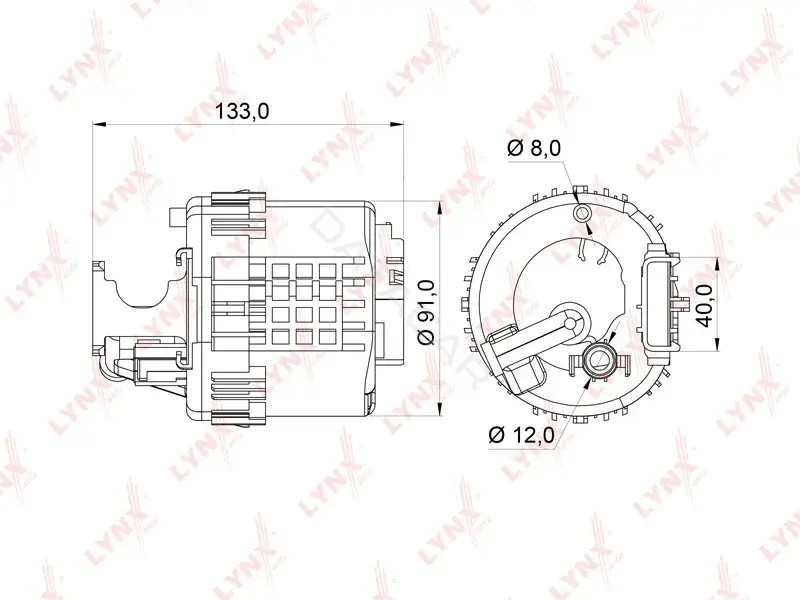 Топливный фильтр LYNXAUTO LF-364M