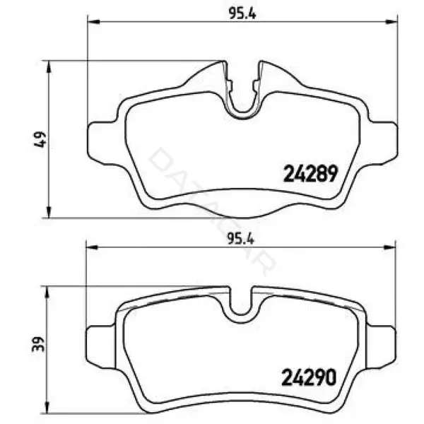 Тормозные колодки TRIALLI PF4294