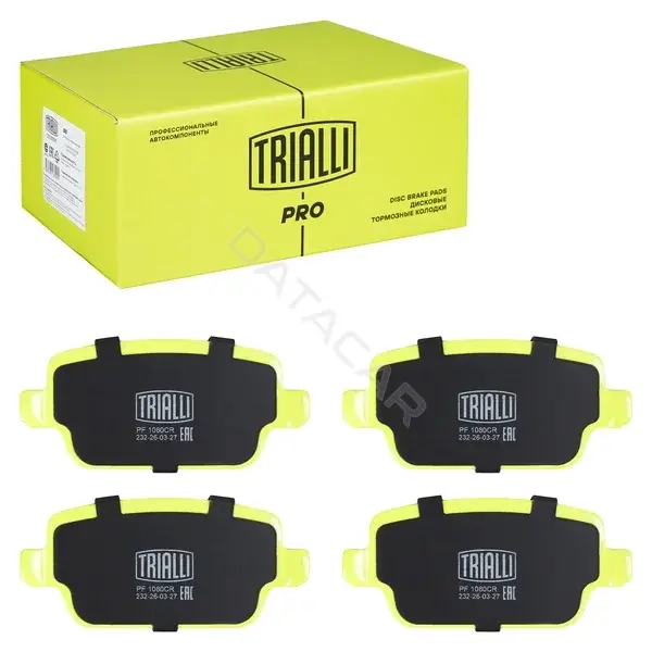 Тормозные колодки TRIALLI PF1080CR