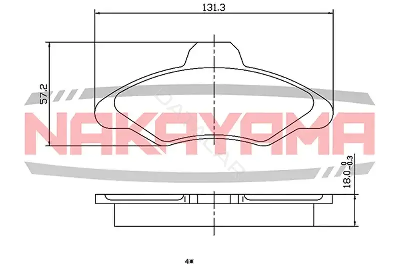 Тормозные колодки NAKAYAMA HP8115NY