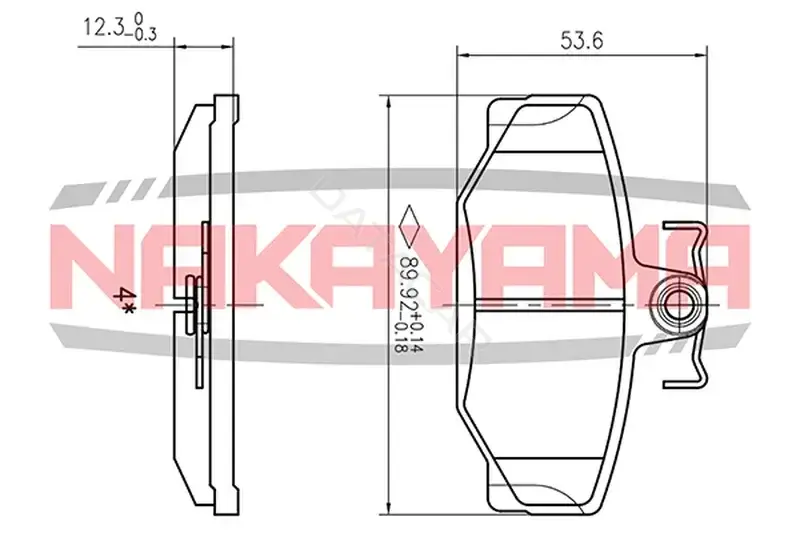 Тормозные колодки NAKAYAMA HP8653NY