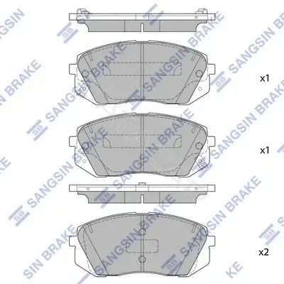 Тормозные колодки Hi-Q SP1849