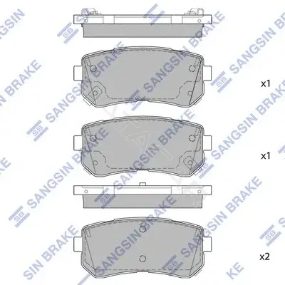 Тормозные колодки Hi-Q SP1850