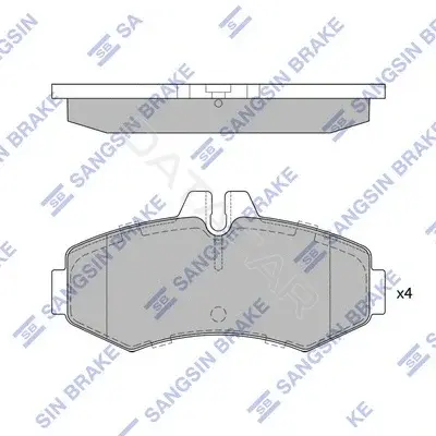 Тормозные колодки Hi-Q SP4049